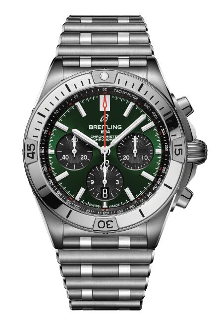 Review Breitling Chronomat B01 42 Replica watch AB0134101L1A1 - Click Image to Close